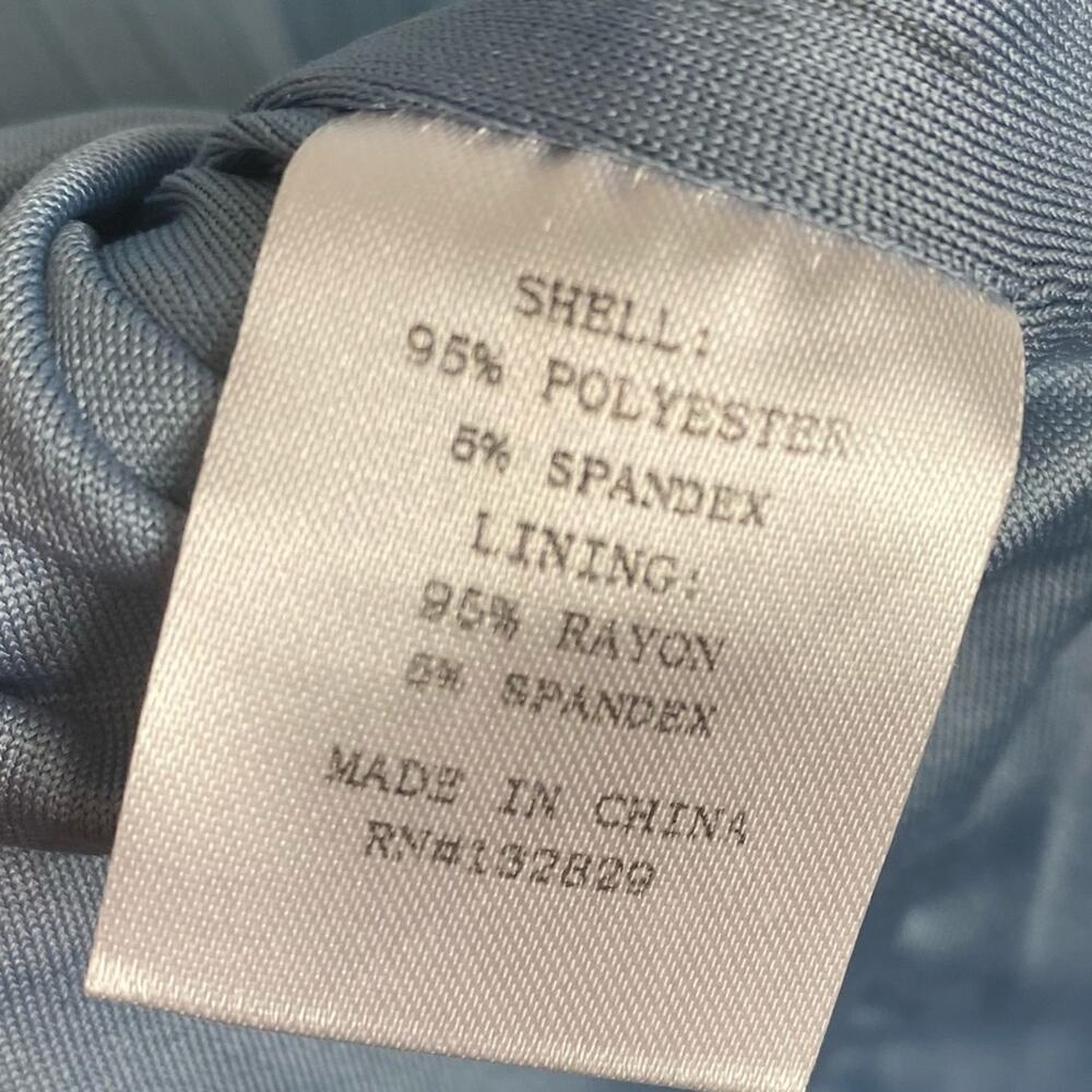Superdown Revolve Ribbed light blue button front Dress Size Medium - Picture 7 of 8